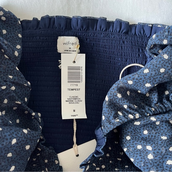 Wilfred Tempest Dress Navy Print - Picture 3 of 16